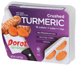 Dorot Turmeric Cubes Crushed - Right - Front