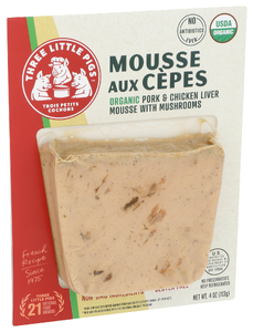 Three Little Pigs Mousse Chkn Lvr Prk Mshrm - Left - Front