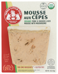 Three Little Pigs Mousse Chkn Lvr Prk Mshrm - No Plunge - Front