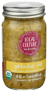 Local Culture Ferments Sauerkraut Beet&dill Org - Left - Front