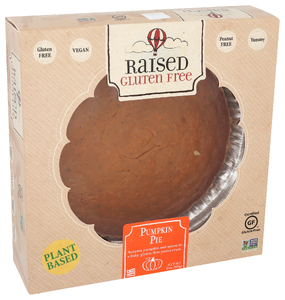 Raised Gluten Free Pie Pumpkin 9 Inch - Left - Front