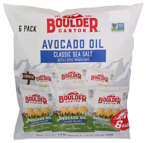 Boulder Canyon Chips Avo Oil Sslt 6pk - Centre - Front