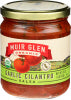 MUIR GLEN SALSA, MEDIUM, GARLIC CILANTRO, 16 OZ.  - Right - Front