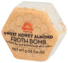 PACHA SOAP CO. FROTH BOMB, SWEET HONEY ALMOND, 5 OZ. - Right - Front