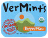 VERMINTS BREATH MINTS, PEPPERMINT TIN, 1.41 OZ. - No Plunge - Front