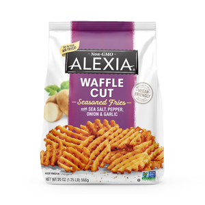 ALEXIA FRIES, SEASONED WAFFLE CUT, 20 OZ. - null - Front