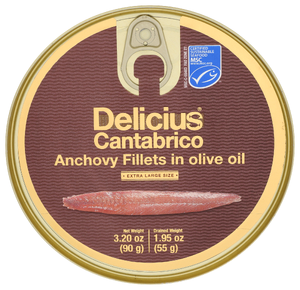 Delicius Anchovy Flt Cantbrian Oo - Centre - Front