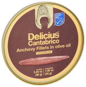 Delicius Anchovy Flt Cantbrian Oo - Left - Front