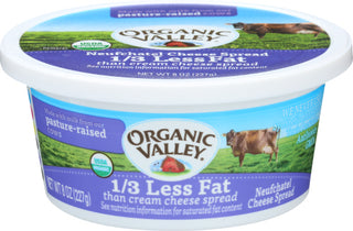 Organic Valley Cheese Neufchatel Tub Org