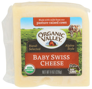 Organic Valley Cheese Bby Swiss Org