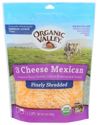 Organic Valley Chs Mxcn Fine Shrd Org