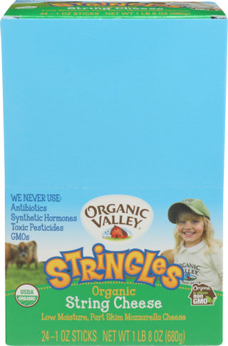 Organic Valley Cheese Mzzrla Strngl Org