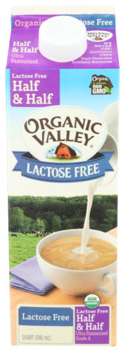 Organic Valley Half & Hlf Lacts Fre Org