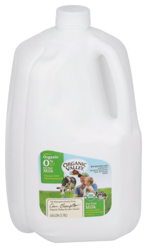 Organic Valley Milk Skim White Org