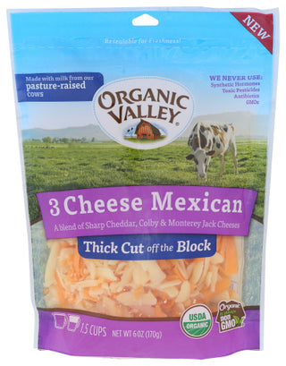 Organic Valley Chs Mxcn Thick Shrd Org