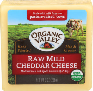 Organic Valley Cheese Raw Chdr Mld Org