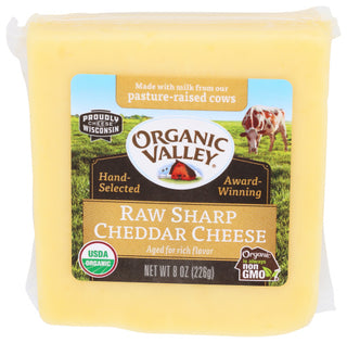 Organic Valley Cheese Raw Chdr Shrp Org