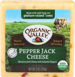 Organic Valley Cheese Pppr Jack Org