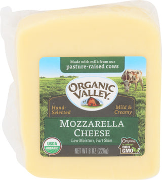 Organic Valley Cheese Skim Mozzarella Org