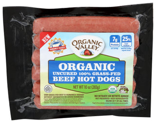 Organic Valley Hot Dog Beef Grass Fed