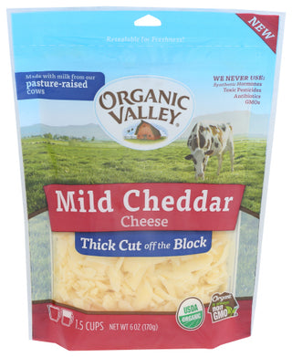 Organic Valley Cheese Shred Chdr Org