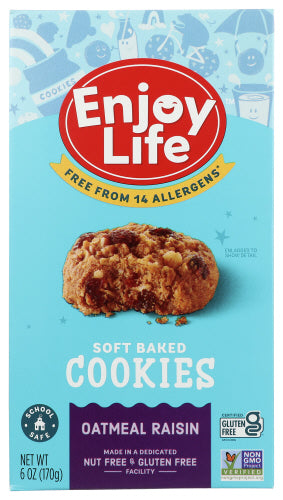 Enjoy Life Cookies Soft Oatmeal Rsn