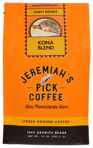Jeremiahs Pick Coffee Coffee Grnd Kona Blend