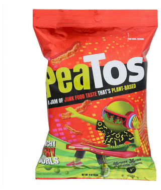 Peatos Pea Snk Puffed Fiery Hot