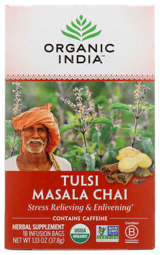 Organic India Tea Tulsi Chai Masala Org