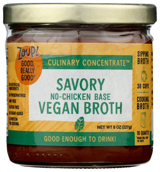 Zoup Good Really Broth Cncrnte Savry Vegan