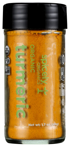 Spicely Organics Spice Turmeric Jar