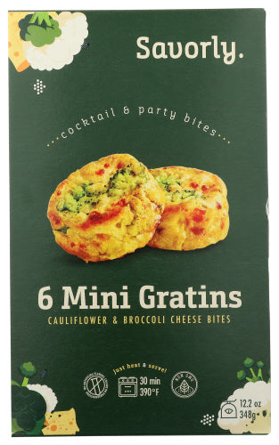 Savorly Bites Mini Grtns Broc Cau