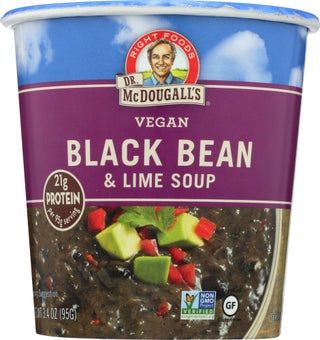 Dr Mcdougalls Soup Bgcup Blk Bean & Lime