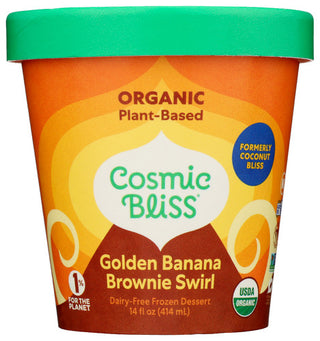 Cosmic Bliss Ice Cream Banana Brownie