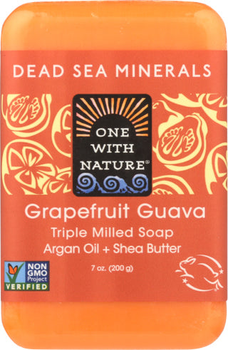 One With Nature Soap Bar Grpfrt Guava