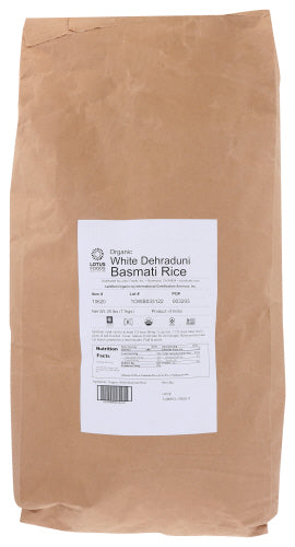 Lotus Foods Rice Wht Basmati Bulk Org