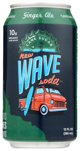 Wave Soda Soda Ginger Ale 6pk