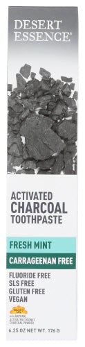 Desert Essence Tthpaste Ttree Charcoal