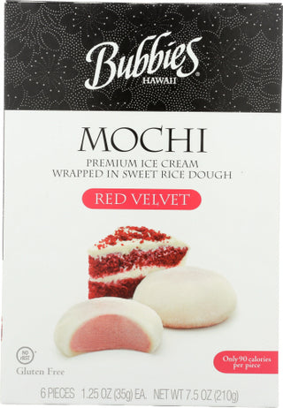 Bubbies Ice Cream Mochi Red Velvt