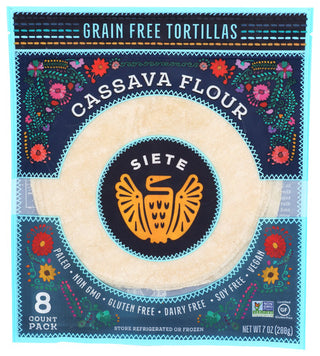 Siete Tortilla Ccnt Cassava 8pc