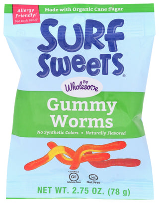 Surf Sweets Gummy Worm 90% Org