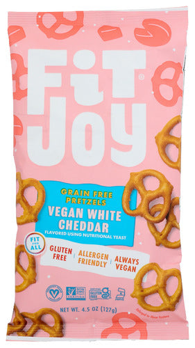 Fitjoy Pretzels White Cheddar