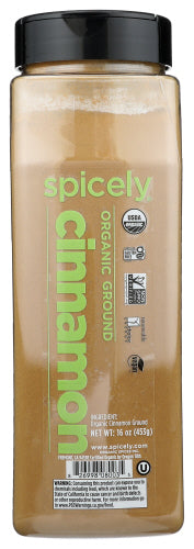 Spicely Organics Spice Cinn Ground Org