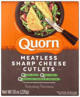 Quorn Meatless Shrp Chs Cutlets