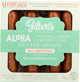 Gilberts Craft Sausage Sausage Chicken Aloha