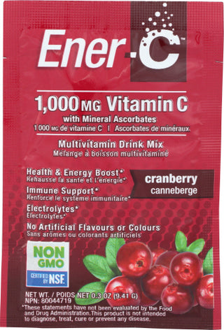 Ener C Vitamin C Pkt Cranberry