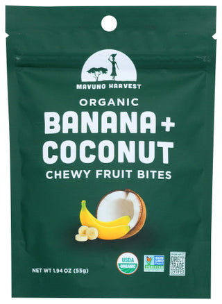 Mavuno Harvest Bites Fruit Banana Cocnut