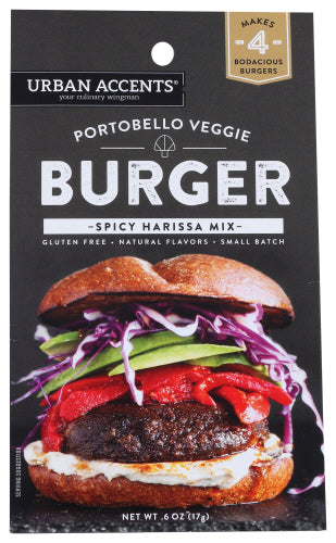 Urban Accents Ssnng Brgr Portobello Veg