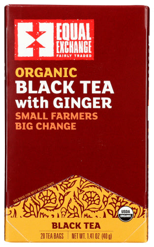 Equal Exchange Tea Black Ginger Org