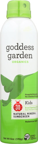 Goddess Garden Sunscreen Kids Ntrl Spry